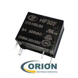 Реле HF32F/012-HSLQ3 12VDC 8A 1C HONGFA