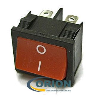 Переключатель, выключатель MRS-201 ON-OFF 250V 6A 4 pin (красный)