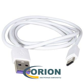 Шнур USB A штекер - USB Type-C штекер 1.0м RUICHI white