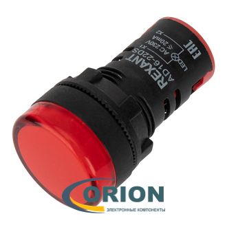 Лампа индикаторная 220V AD22-230В (LED) матрица красная