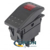 Переключатель, выключатель RK1-06A ON-OFF 250V 16А 4 pin черный/красный