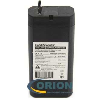 Аккумулятор  4V 1.0Ah LA-410 GO POWER