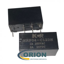 Реле NRP-04-C-12D-H 12VDC 1A 1C NCR