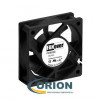 Вентилятор  60х60х20mm DC 12V 0.15А (скольжения) FANOVER FD6020S12H2 с гибким отводом 300мм 2pin