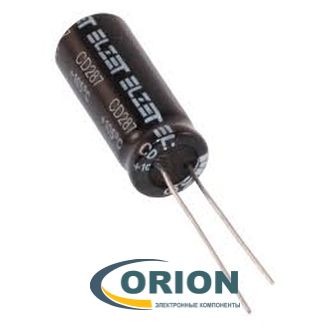 Конденсатор   6800uf  10V ELZET (+105С) CD287 16х35.5 low ESR (низкоимпедансные)