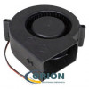 Вентилятор турбинный  97х97х33mm DC 24V 0.10А (скольжения) RUICHI RQU9733MS с гибким отводом 200мм 2 pin
