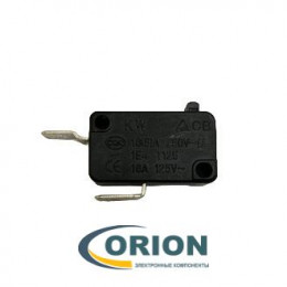Микропереключатель KW7-24 ON-(OFF) 250V 16(5)A кнопочный 2 pin