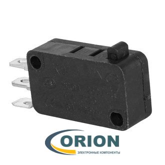 Микропереключатель KW3-02-03 ON-(ON) 250V 16(5)A кнопочный 3 pin