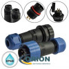SZC16 3P-F-M IP68 без проводов 3 pin вилка + розетка на кабель