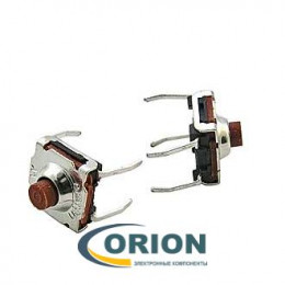 Кнопка WS050S-180AR 4 выводы IP67 (7.2х7.2х5)