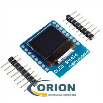 Дисплей 0.66" OLED 64X48 16P