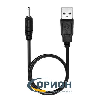 Шнур Шнур с прямым разъемом  2.0х0.7мм штекер пластик - USBA штекер 0.5м