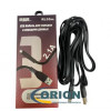 Шнур USB A штекер - USB micro-B(5P) штекер 3.0м (v2.0) резиновый плоский MRM RL55m черный