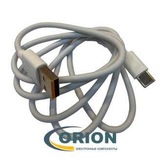 Шнур USB A штекер - USB Type-C штекер 1.0м Premier белый