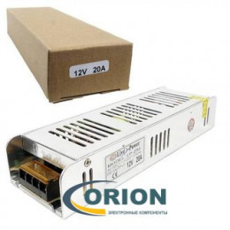 AC/DC преобразователь   12V/20A 250W IP20 LP12250 Live Power