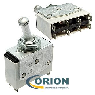 Тумблер ТВ1-4 4хON-OFF 220V 5A