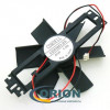 Вентилятор 110х110x23mm DC 12V 0.2A 1225H12S c гибким отводом 130мм 2 pin