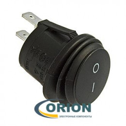 Переключатель, выключатель SB039 IP65 ON-OFF ф20.2mm 250V 6A 2 pin (черный/черный)