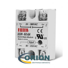 Реле Реле твердотельное SSR-60AA 80-250VAC 1C FOTEK