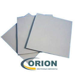 Теплопроводящая прокладка диэлектрическая 100x100x1.5mm 3.2wmk WHITE