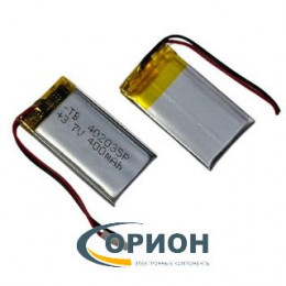 Аккумулятор LP402035 3.7V 250mAh схема защиты гибкие выводы