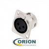 Гнездо XLR 3P металл на корпус C1023