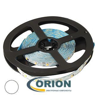 Светодиодная лента 2835-S белая WHITE 60LED/м 6мм IP33 12V 1 метр
