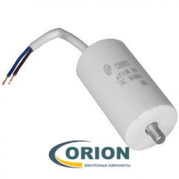 Конденсатор CBB60 (К78-17)  20uf 450V (±5%) 34x63 гибкие выводы + болт SAIFU