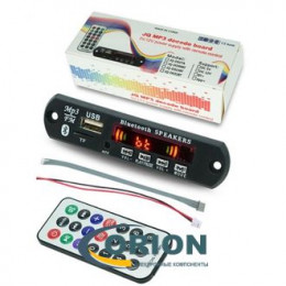 Аудиоплеер JQ-D098BT Bluetooth/USB/SD-MP3/WMA плеер/FM 12V