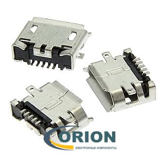 USB micro Розетка на плату 5pin SMT