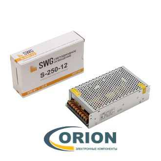 AC/DC преобразователь   12V/20.8A 250W IP20 S-250-12 SWG