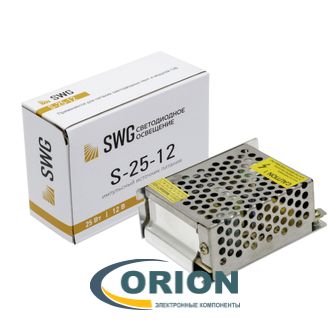 AC/DC преобразователь    12V/2A 25W IP20 S-25-12 SWG