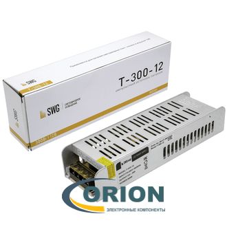 AC/DC преобразователь   12V/25A 300W IP20 T-300-12 SWG