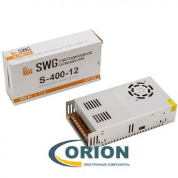 AC/DC преобразователь   12V/33.3A 400W IP20 S-400-12 SWG