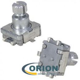 Энкодер ER1102 10mm 3+2 pin SMD с выключателем