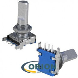 Энкодер EC11B 30/15 20mm 3 pin без выключателя лыска