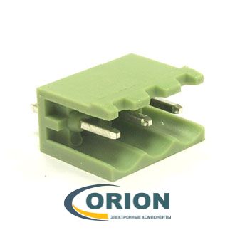 Клеммник разрывной 3 контакта XY2500V-A-03P (2EDGV-03P) 5mm на плату