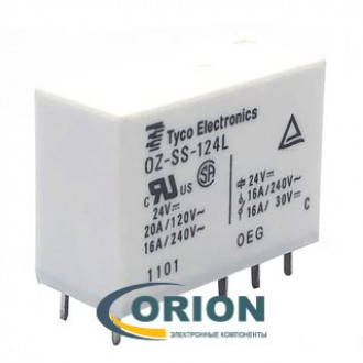 Реле OZ-SS-124L 24VDC 16A 1C TYCO