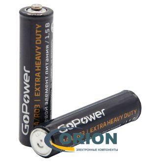 Батарейка R03/ААА/286 1.5V GO POWER