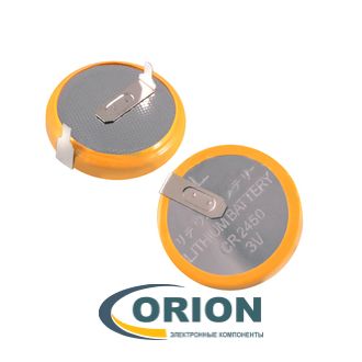 Батарейка CR2450-HB5.5/20.5 Robiton 3V для горизонтальной установки 2 pin