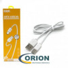 Шнур USB A штекер - USB Type-C штекер 1.0м 2.4A MRM MR04t с удлиненным коннектором