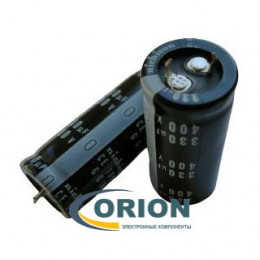 Конденсатор    330uf 400V NICHICON (+105С) CE 22x50 жесткие выводы