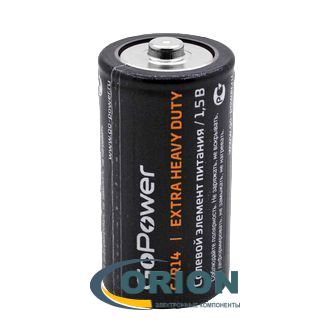 Батарейка R14/C/343 1.5V GO POWER
