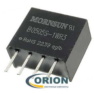 DC/DC преобразователь B0505S-1WR3  5V в  5V/0.2А MORNSUN