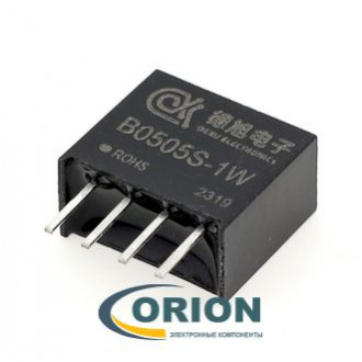 DC/DC преобразователь B0505S-1W  5V в  5V/0.2А DEXU