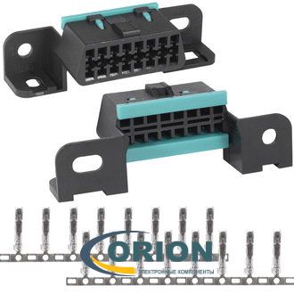 OBD-II Гнездо 16 контактов на панель OBD-16-ST01