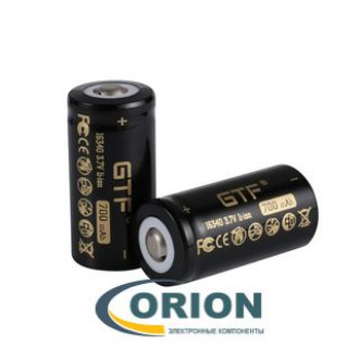 Аккумулятор 700mAh 3.7V 16340 GTF