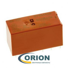 Реле поляризованное RT424A24 24VDC 8A 2C TYCO