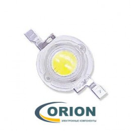 Светодиод без платы Emitter 3W дневной белый (100Lm) 4500К