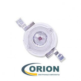 Светодиод без платы Emitter 3W красный (50-70Lm) 620-625nm